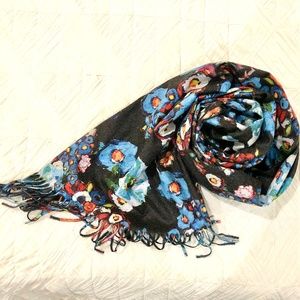 Colorful CASHMERE blend scarf